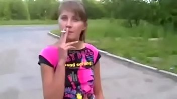 Russian whores fuck for money on street